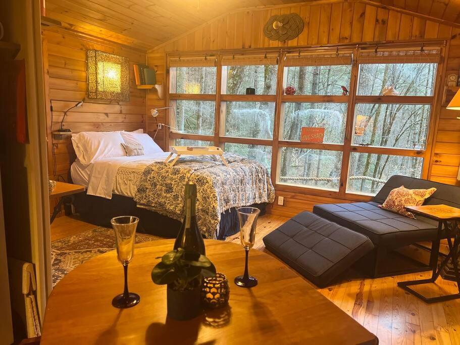 Private Mtn Love Shack W/ Fast Wifi, Bbq & View Franklin Exterior foto