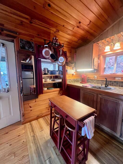 Private Mtn Love Shack W/ Fast Wifi, Bbq & View Franklin Exterior foto